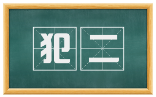犯二
