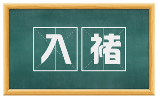 入褚