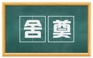 舍奠