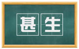 甚生