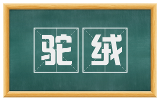 驼绒
