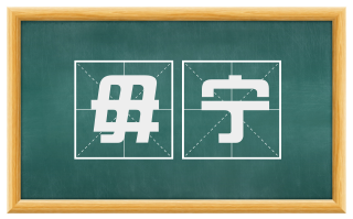 毋宁