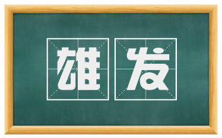 雄发