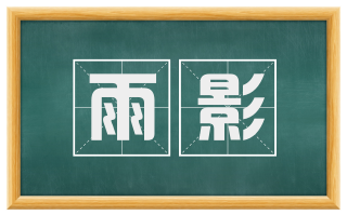 雨影